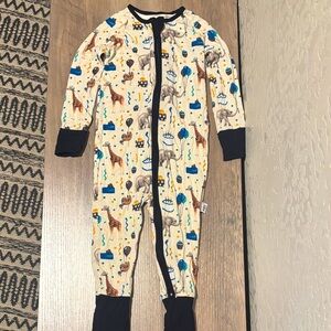 Fletch Birthday Animal Print Footie Size 18-24 Mo